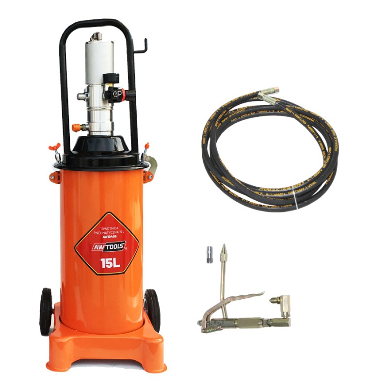 AW Tools pneumatikus zsírzógép 15 literes