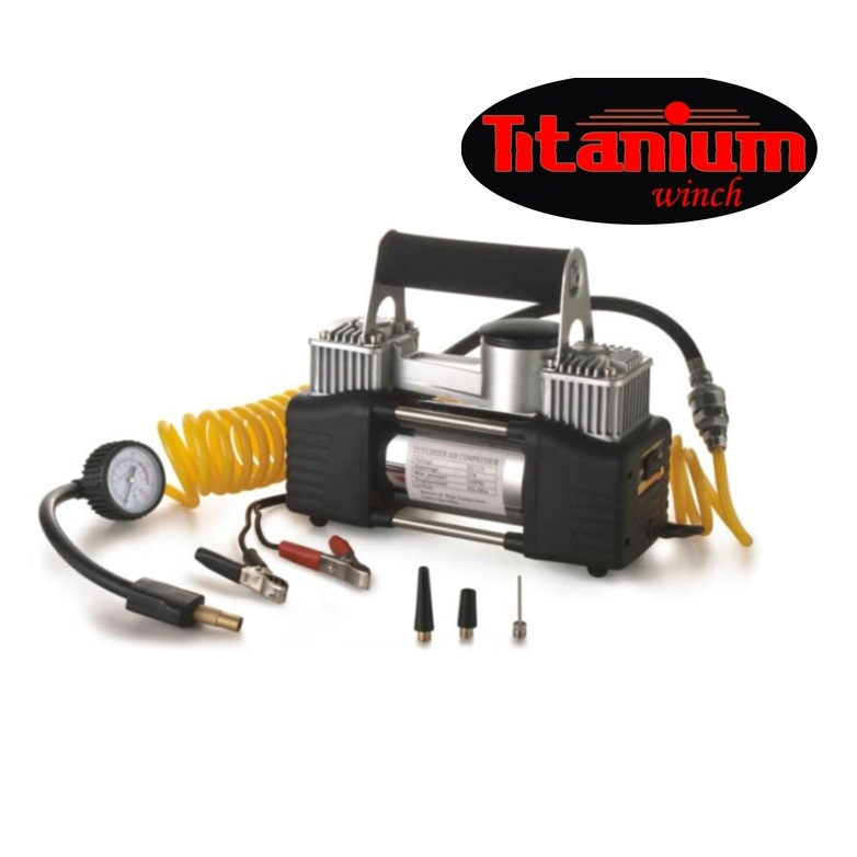 Titanium Winch 12 V-os autós kompresszor 2 hengeres
