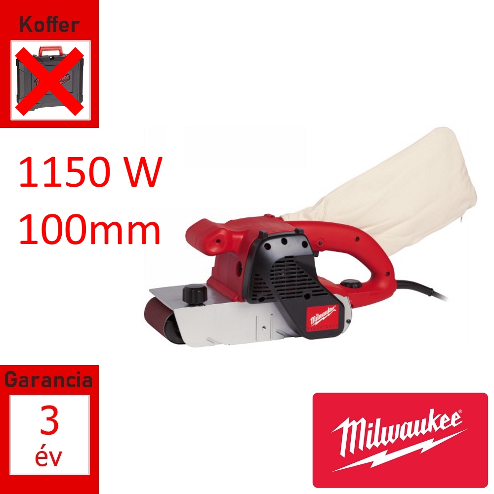 Milwaukee szalagcsiszoló 1150W 100mm