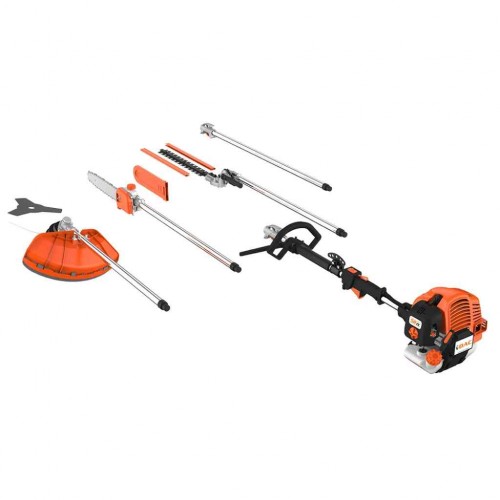 Ruris 3in1 motoros ágvágó lombnyíró fűkasza 52cm3 1,7LE