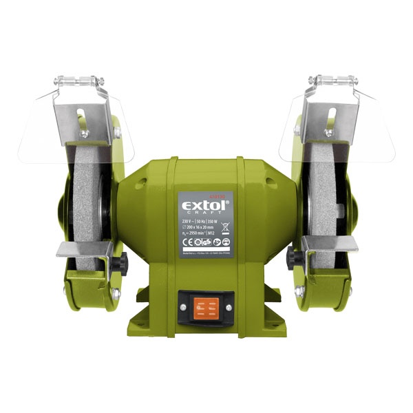 Extol kettős köszörűgép 350W, száraz, 2950 ford/perc