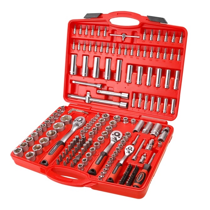 Extol Premium 172 db-os dugókulcs klt 3/8", 1/4" és 1/2"