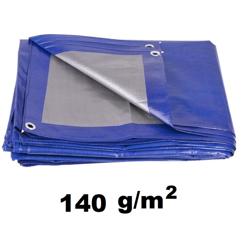 STR erősített vízálló takaróponyva 2 x 2m, 140g/m²