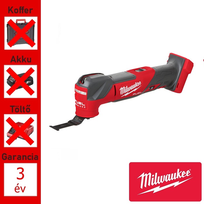 Milwaukee 18V akkus szénkefe nélküli multicsiszoló, multivágó