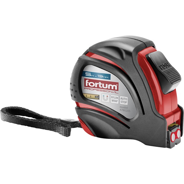Fortum mérőszalag 1 stoppos 5m""19mm