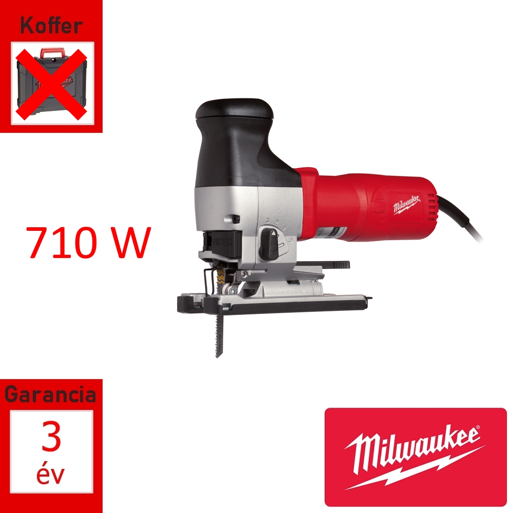 Milwaukee dekopírfűrész 710W + 5 fűrészlap