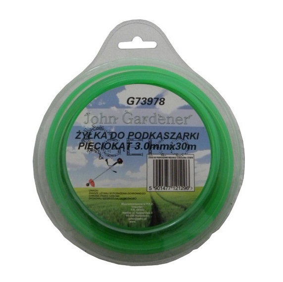 Geko fűkasza damil 30m/ 3mm ötszögletű