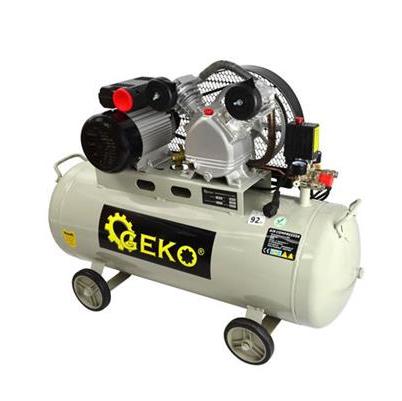 Geko 100 literes 2 hengeres ékszíjas kompresszor, 390L/perc