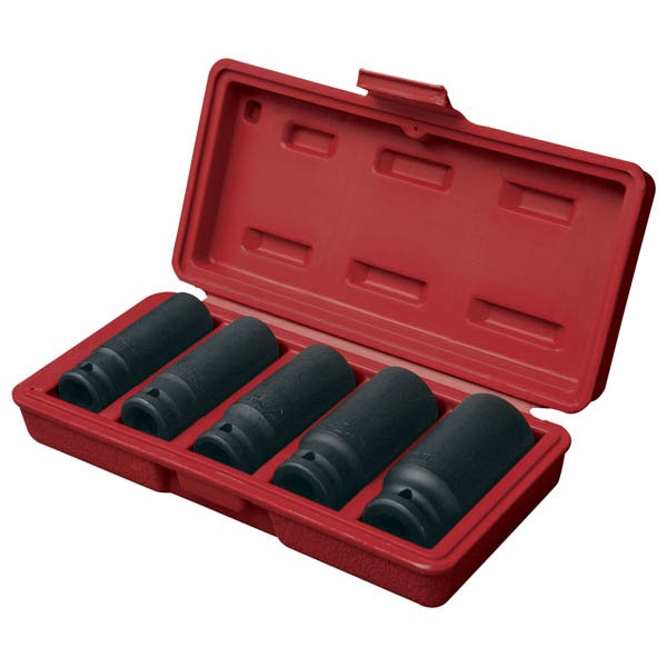Fortum gépi dugófej készlet 1/2"  17-19-21-24-27mm""79mm