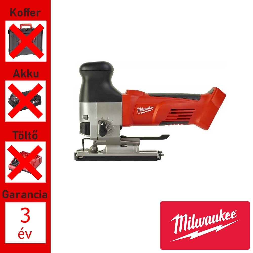 Milwaukee 18V akkus dekopírfűrész géptest