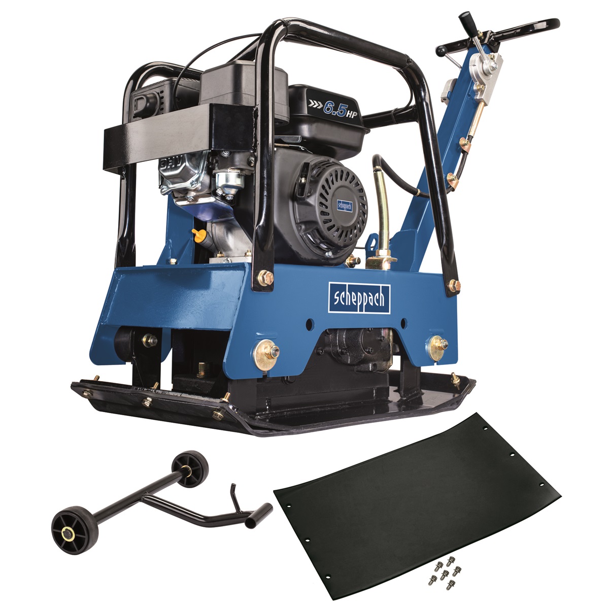 Scheppach 125kg lapvibrátor 196cm3 6,5LE