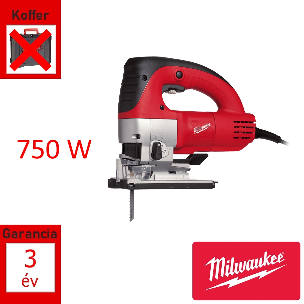 Milwaukee dekopírfűrész 750W + 5 fűrészlap