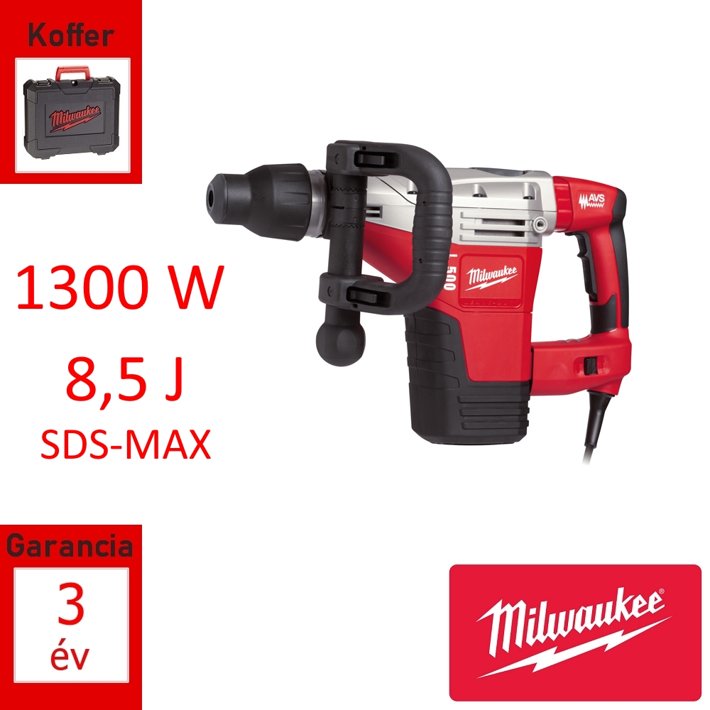 Milwaukee fúró és bontókalapács 1300W 8,5J