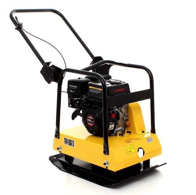 Kraft&Dele 100 kg-os benzines lapvibrátor, LONCIN motorral