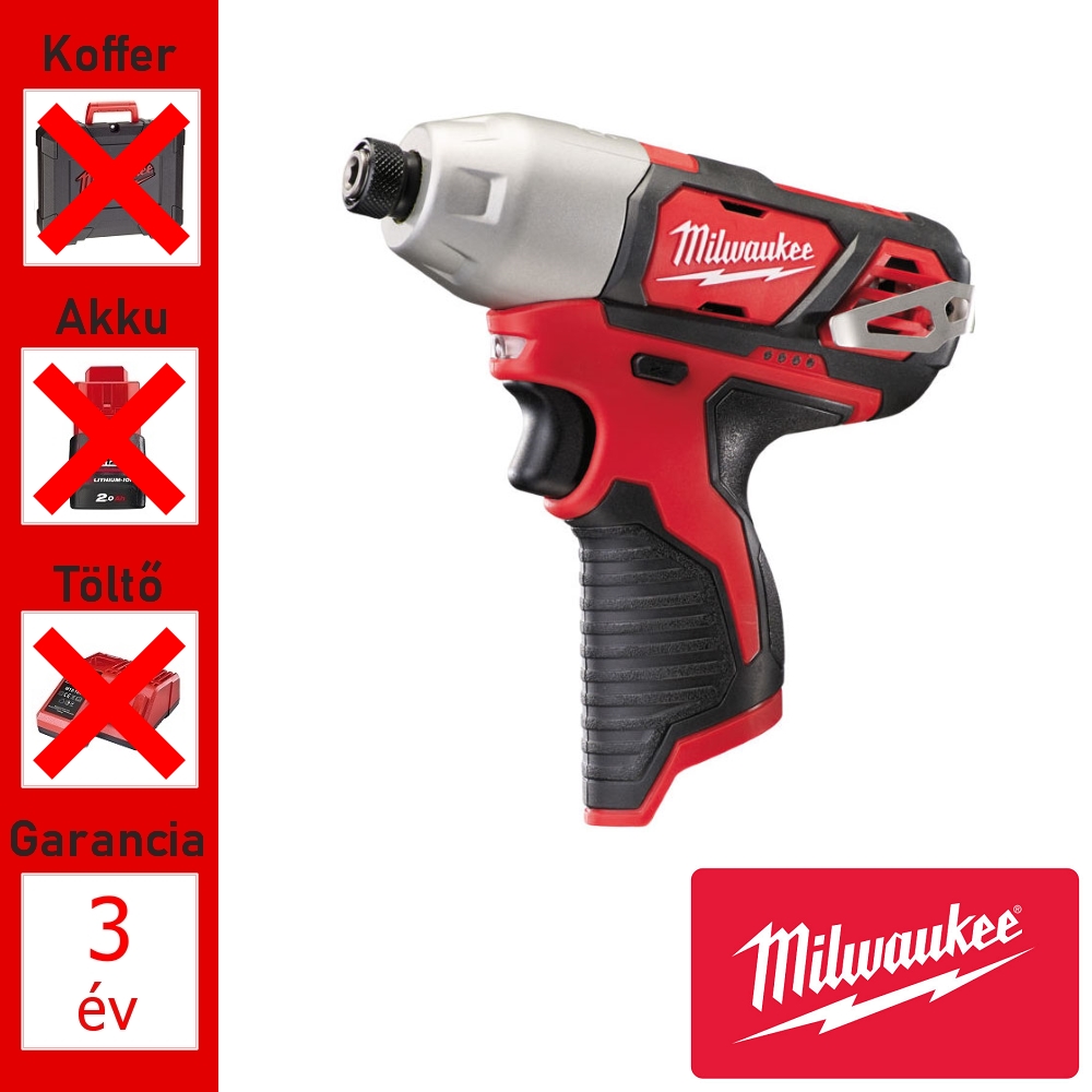 Milwaukee akkus ütvecsavarozó 1/4", 112Nm, 12V