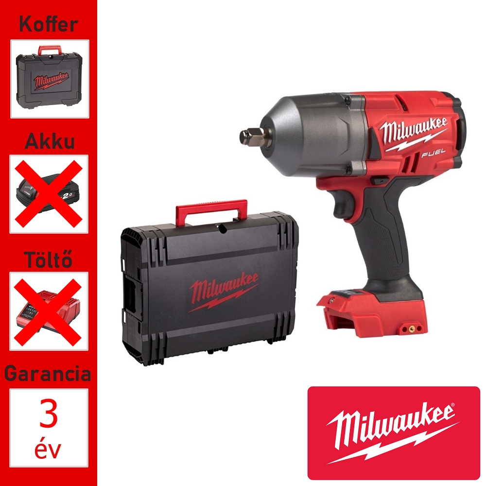 Milwaukee akkus ütvecsavarozó géptest1/2", 1356Nm, 18V+koffer
