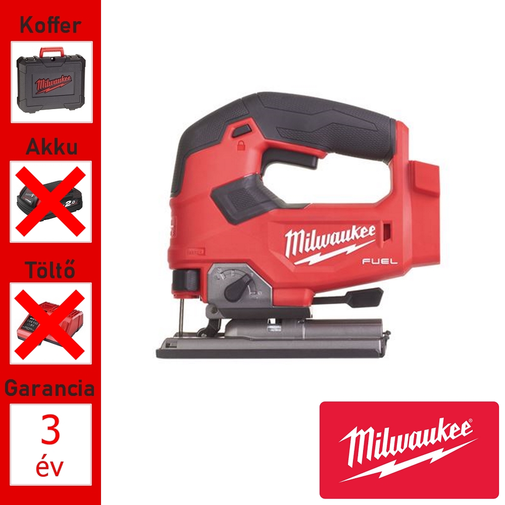 Milwaukee 18V akkus dekopírfűrész géptest táskával
