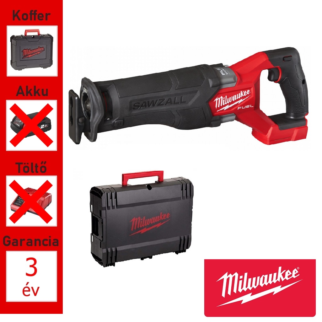 Milwaukee 18V akkus szablyafűrész +koffer SAWZALL , POWERSTATE