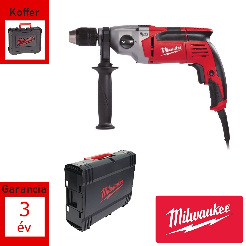 Milwaukee 2 sebességes ütvefúró 1020W 60Nm