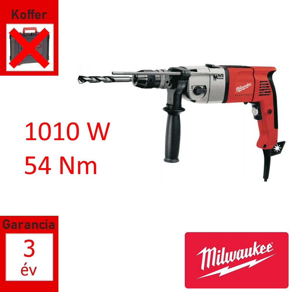 Milwaukee ütvefúrógép 1020W 54Nm