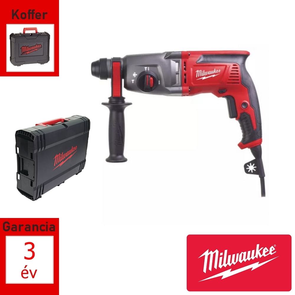 Milwaukee kombikalapács 800W 2,4J SDS-PLUS