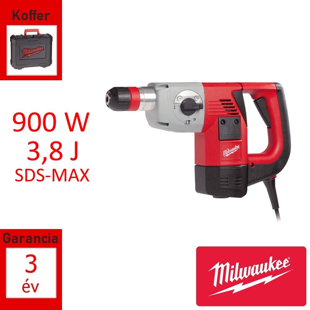 Milwaukee kombikalapács 900W 3,8J