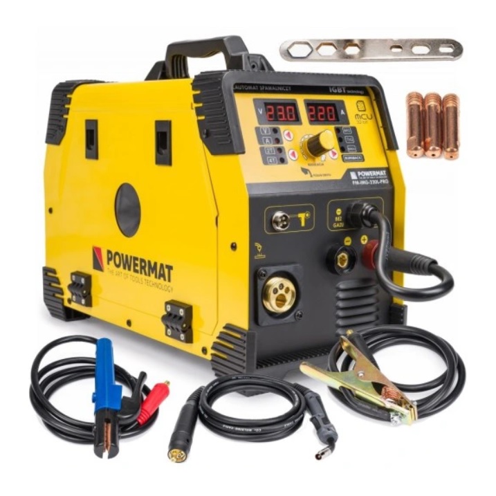 Powermat profi MIG/MAG/TIG/MMA inverteres CO hegesztő 220A