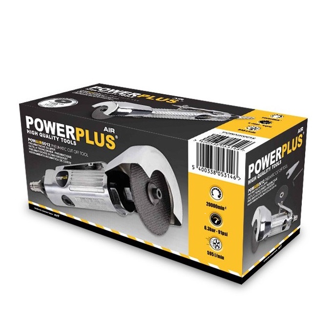 Powerplus levegős sarokcsiszoló