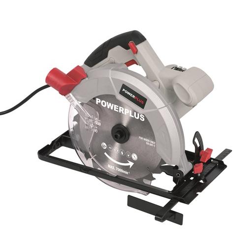 Powerplus 1200 W-os kézi körfűrész, 185 mm