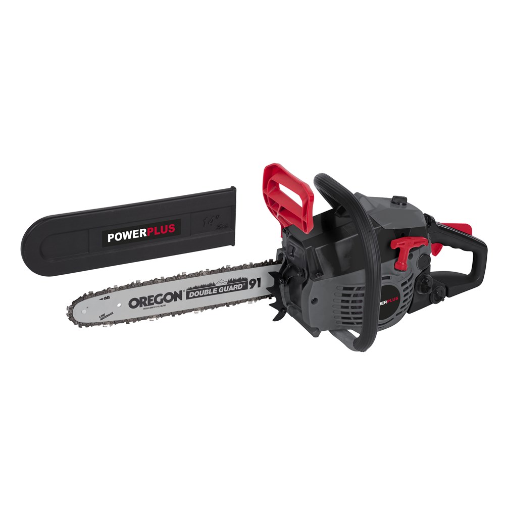 Powerplus benzines láncfűrész 37ccm, 35 cm-es Oregon lappal