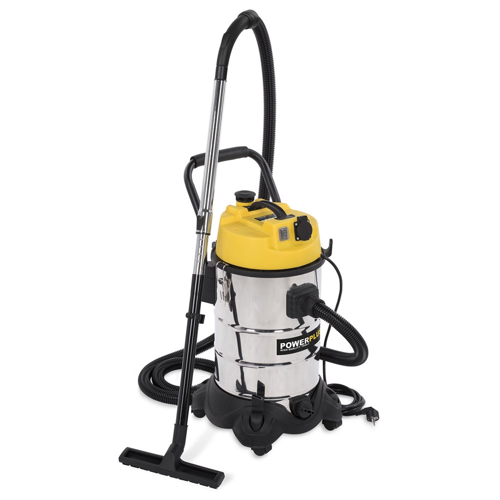Powerplus száraz-nedves porszívó INOX, 1200W, 30L