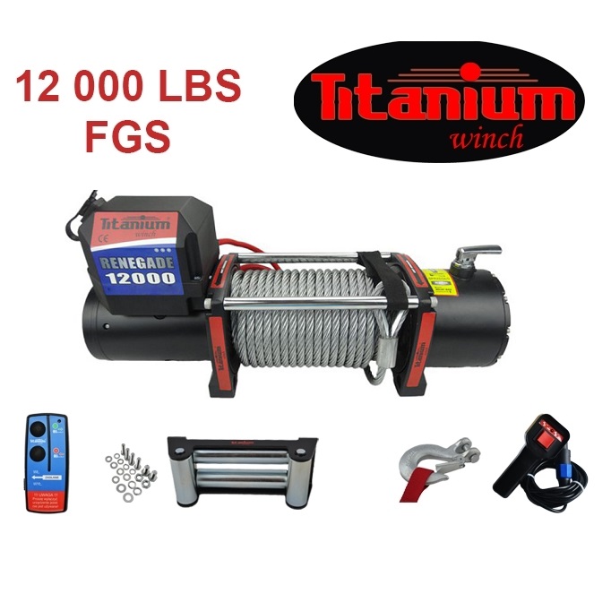 Titanium Winch csörlő RENEGADE 12000