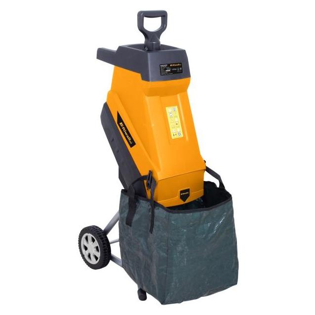 Riwall elektromos ágaprító 2500 W motorral, 55L / 45mm