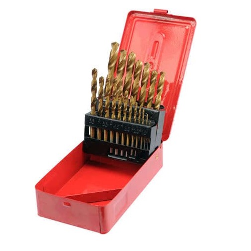STHOR 19 részes HSS fémfúró készlet 1-10mm