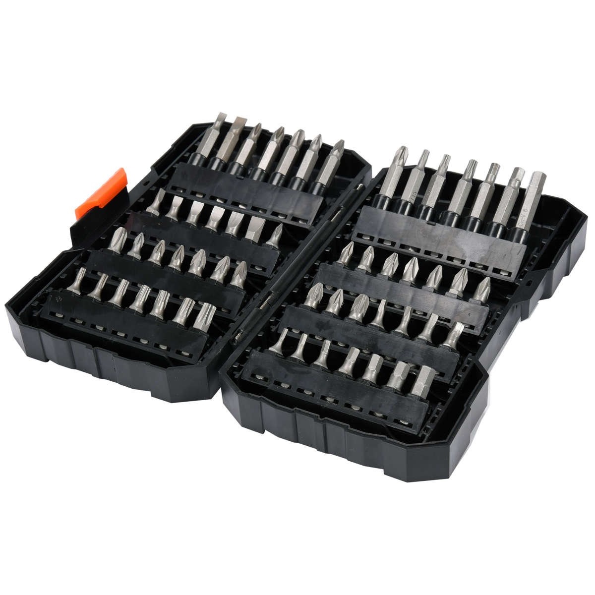 STHOR 56 részes 1/4" bitkészlet műanyag tartóban