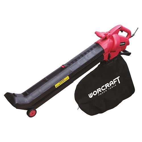 Worcraft elektromos lombfújó/lombszívó, 2800W / 45L