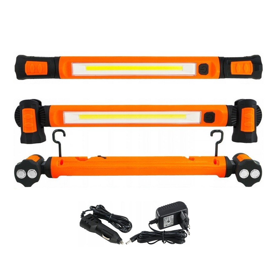 Verke akkus mágnesen munkalámpa, 10 W-os, 1000 Lumen